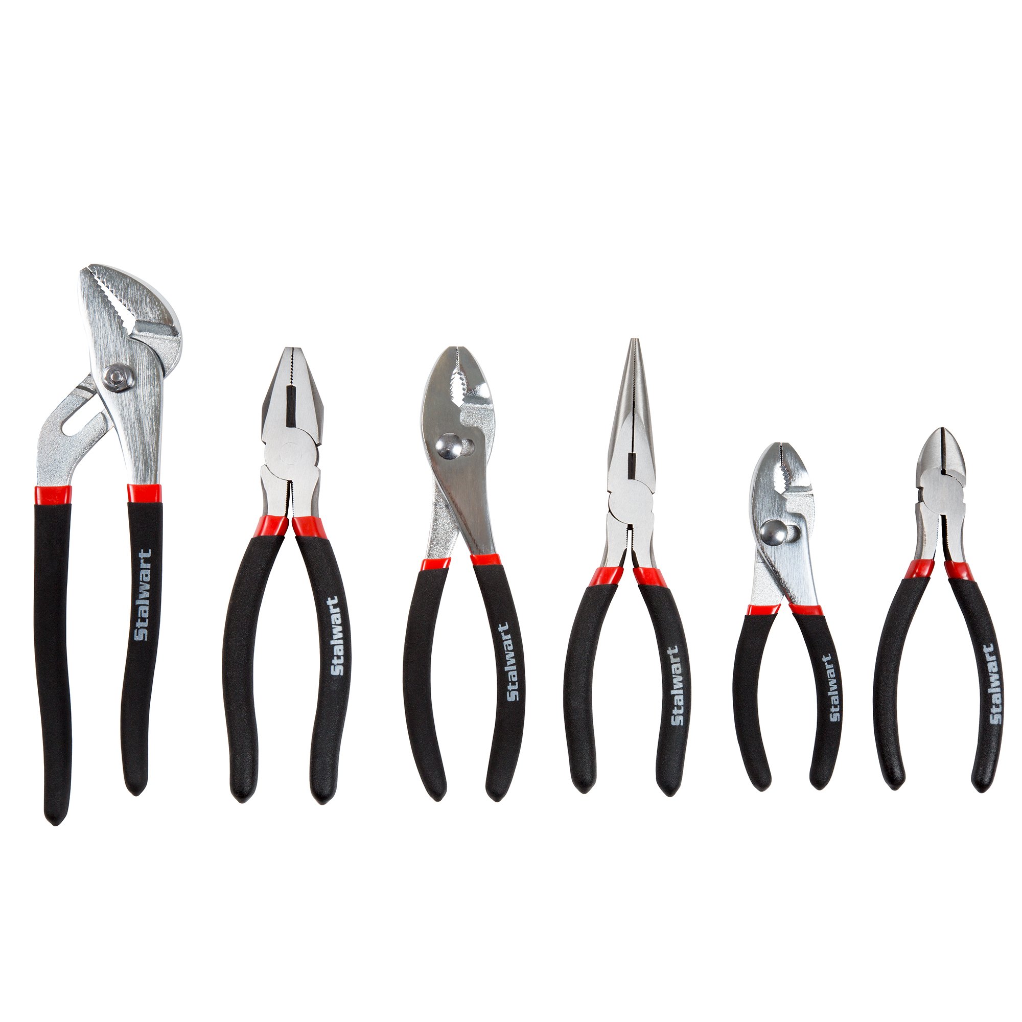 Lot de pinces utilitaires Stalwart 75-ht3005 avec étui de rangement compact pour atelier