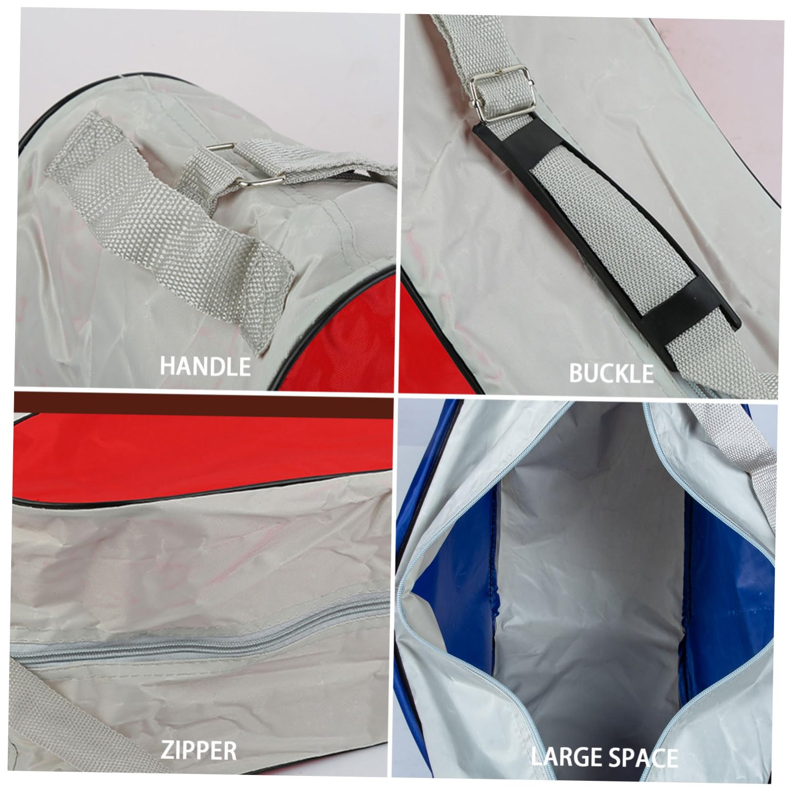 Kisangel Borsa Porta Pattini Rotelle 3 Pezzi, Custodia Grande in Poliestere