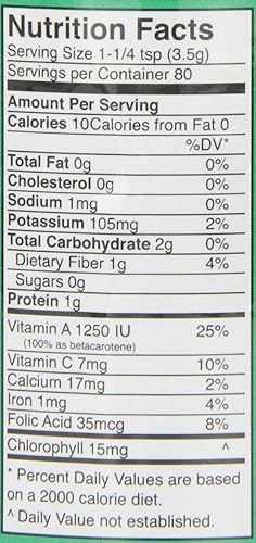 Miniatura 8 de Pines International Hierba de trigo en polvo, 10 onzas