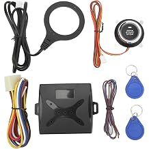 Push to Start Ignition Kits, Push Start Button System, Car Push Start System for Most DC12V Vehicles