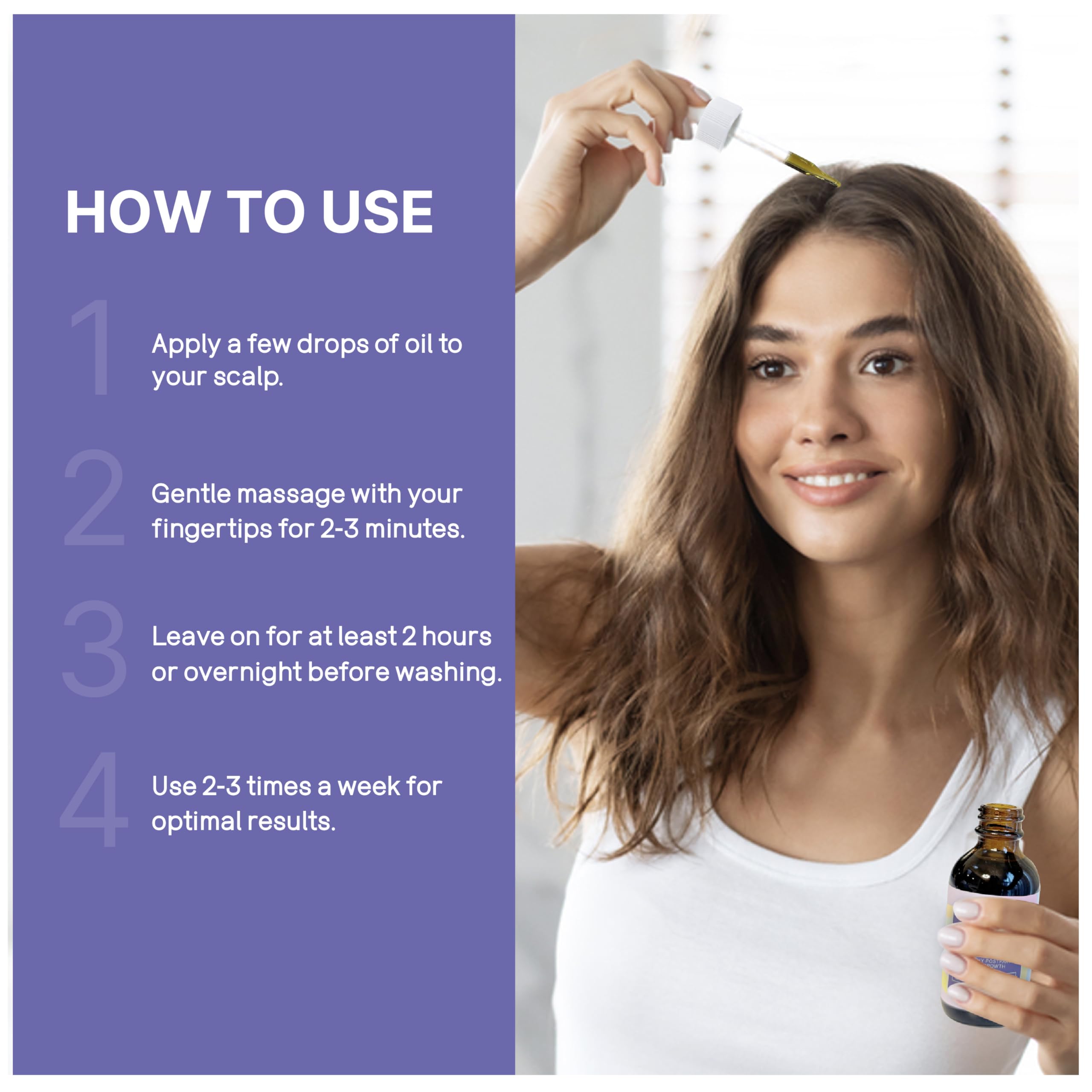 Tratamiento de pérdida de cabello posparto para mamás, aceite bloqueador de crecimiento del cabello DHT con romero, semillas de calabaza y aceite de semillas negras, natural y seguro para adelgazar el 6