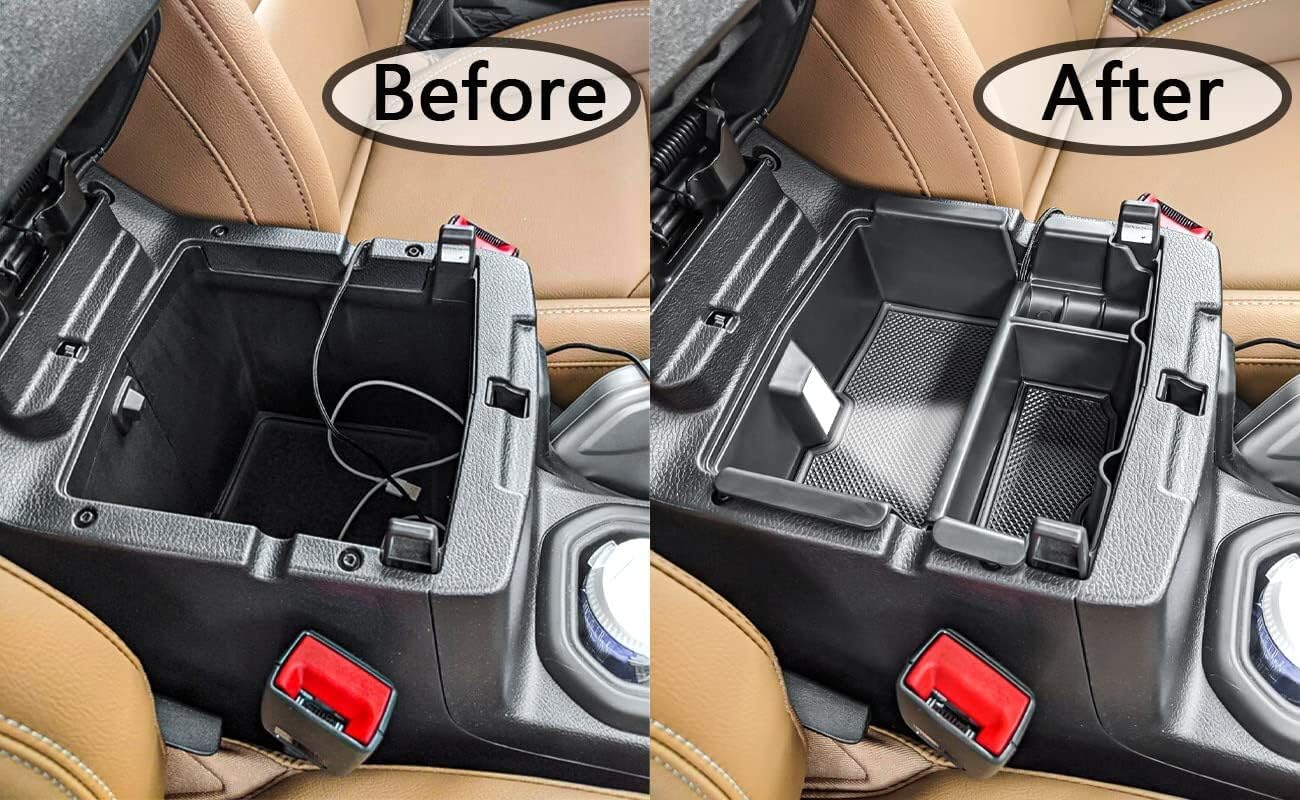 JKAPCYJFHF Bandeja organizadora de consola central para Jeep Wrangler Gladiator 2020-2024