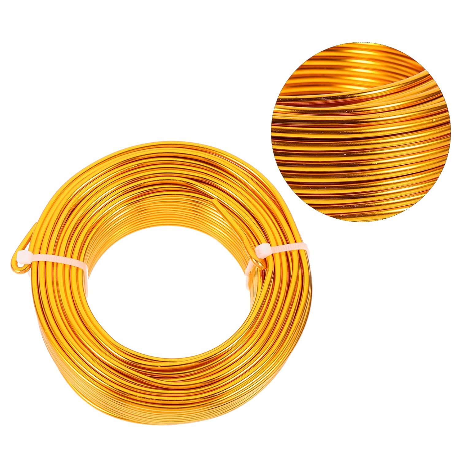 DOITOOL 1roll Colored Aluminum Wire Flexible Sculpting Wire for Crafts Jewelry Making Floral Arrangements and Bendable Crafting Material