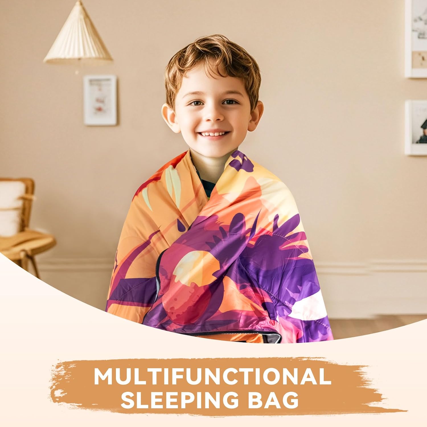 Kids Sleeping Bag for Camping - Lightweight 3 Season Child Backpacking Sleeping Bag for Girls and Boys, Waterproof Compact Youth Camping Gear for Outdoor by Croosseoutdoors