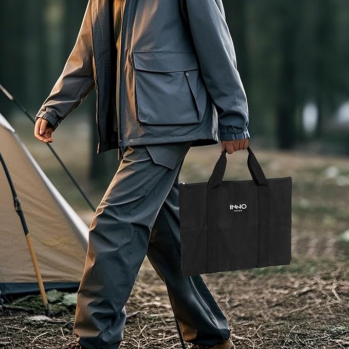 Hoguera Plegable para Camping 23 Pulgadas con Bolsa de Transporte miniatura 2