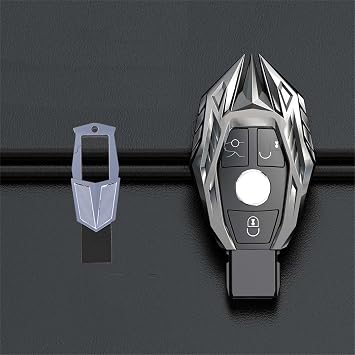 Car Key Case Cover,Fit for Mercedes Benz W203 W210 W211 W124 W202 W204 W212 W176 AMG Accessories