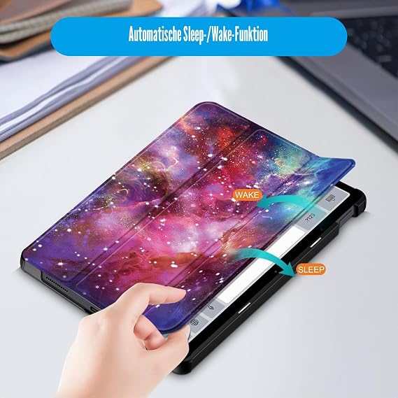 Case for Xiaomi Redmi Pad SE 11 Inch 2023 Tablet Slim Protective Case with Auto Sleep/Wake and Stand Function Galaxy
