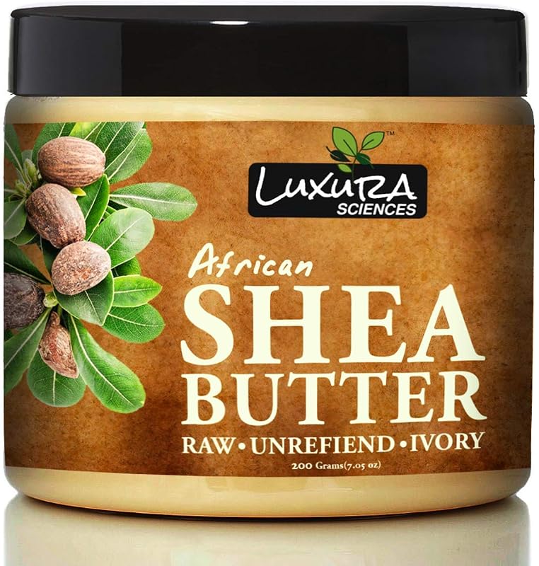 Manteiga de karité africana Luxura Sciences não refinada, 200 g