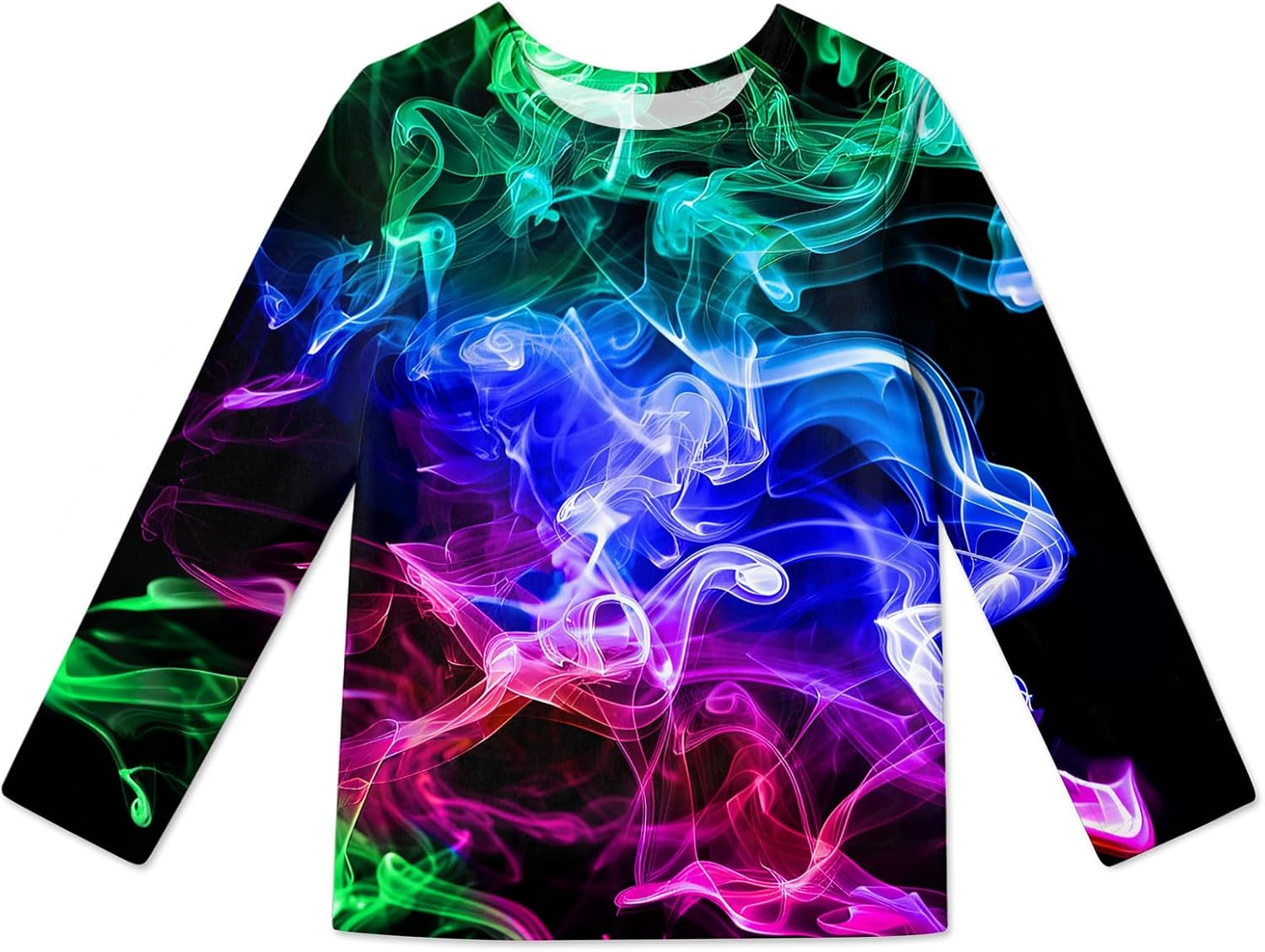 RAISEVERN Boys Girls 3D T-Shirt Graphic Print Tees Long Sleeve Shirts Size 6-14