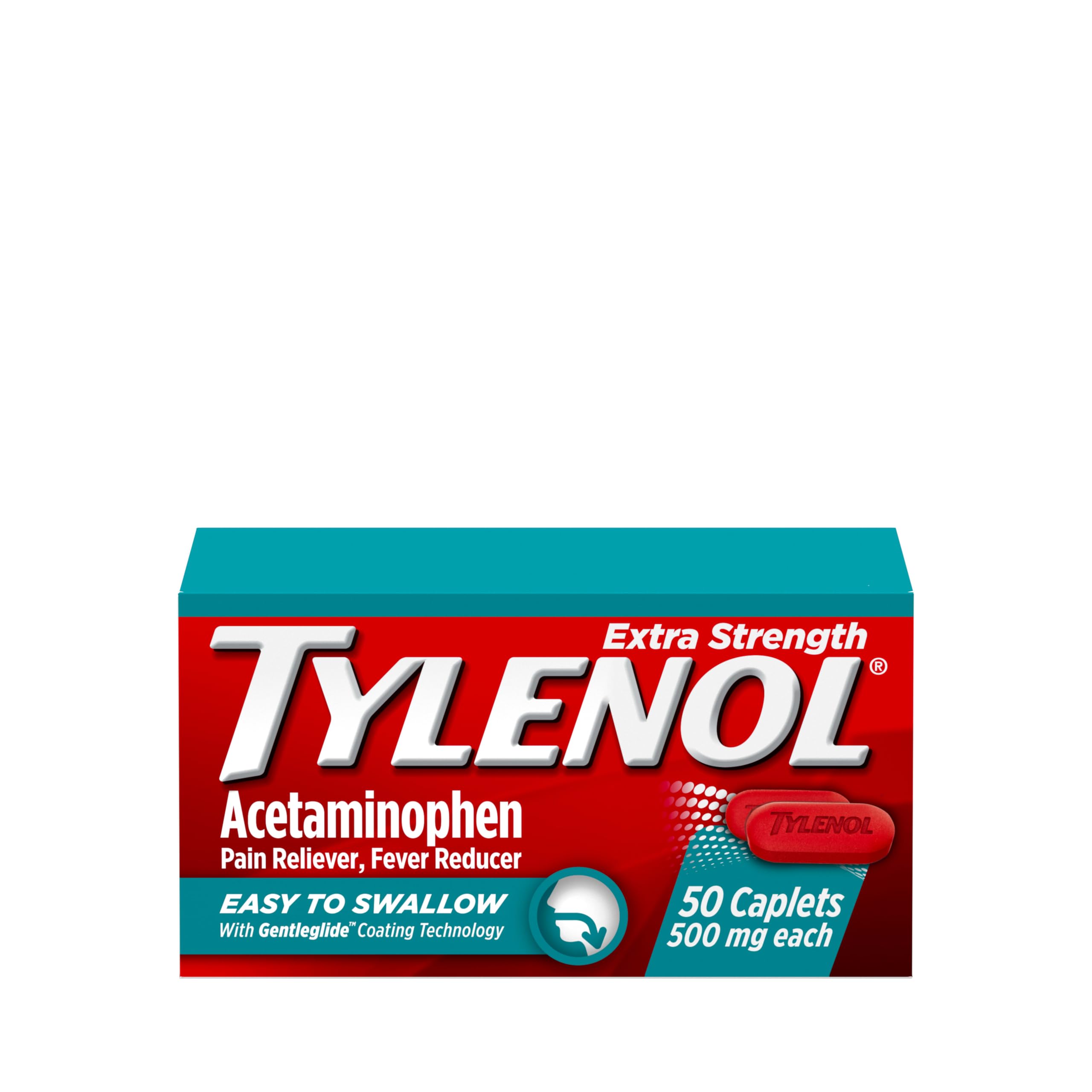 Tylenol Extra Strength Easy to Swallow Acetaminophen Caplets, 200 ct — Amazon image 9