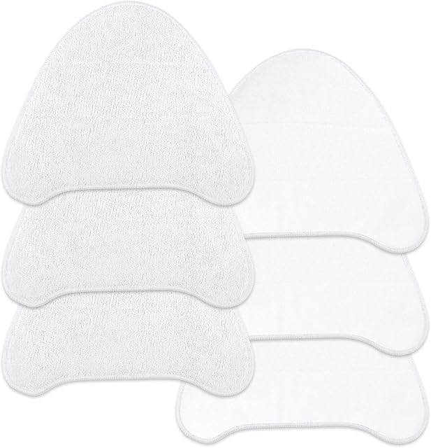 KEEPOW 6 Pack Replacement Triangle Pads for Vax Steam Cleaner Mops S86-SF-CC, S86-SF-C, S85-CM