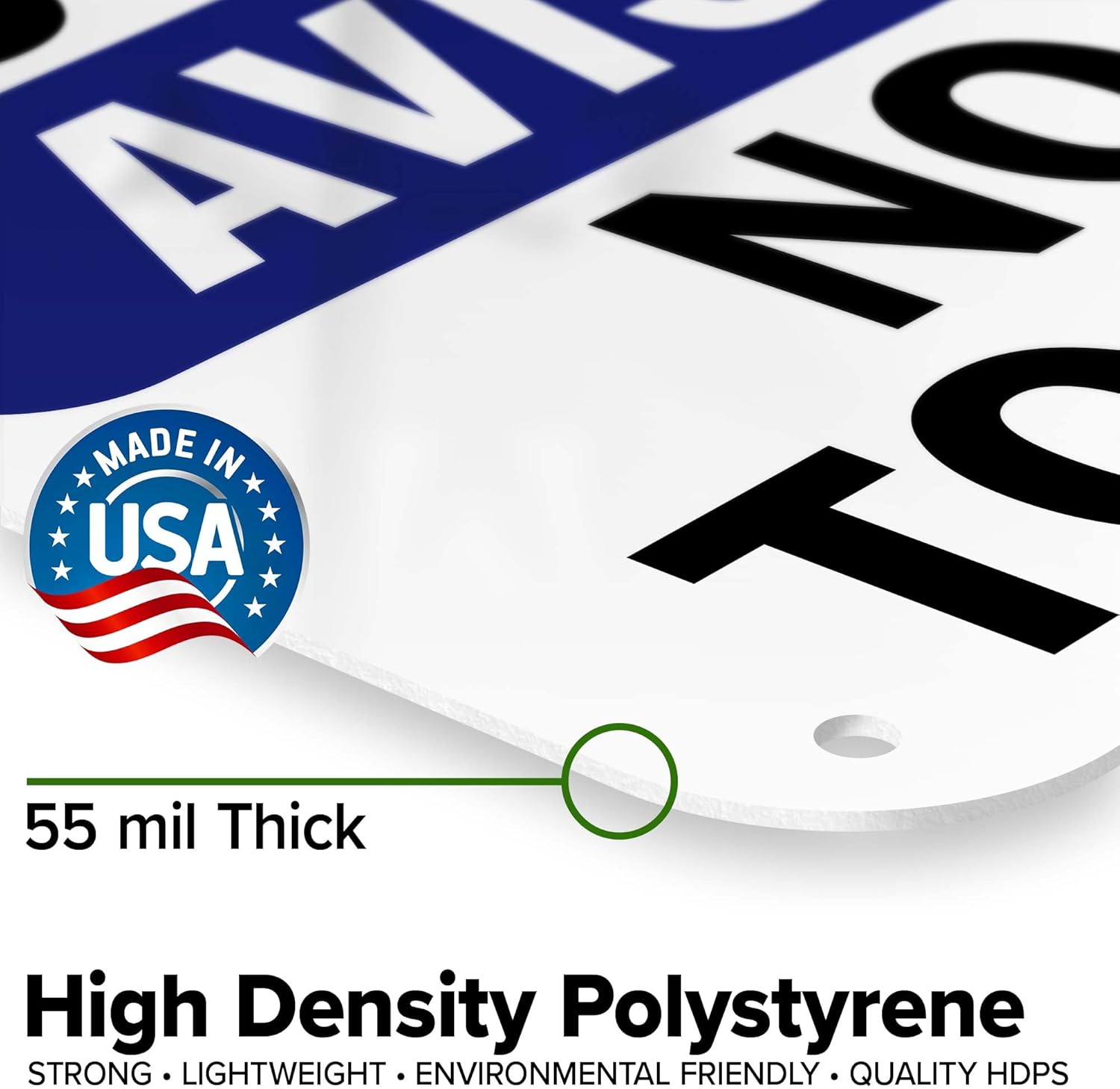 Notice Do Not Touch Bilingual Sign, 12x18 Inches, 55 mil thick HDPS (high density polystyrene), Made in USA by My Sign Center