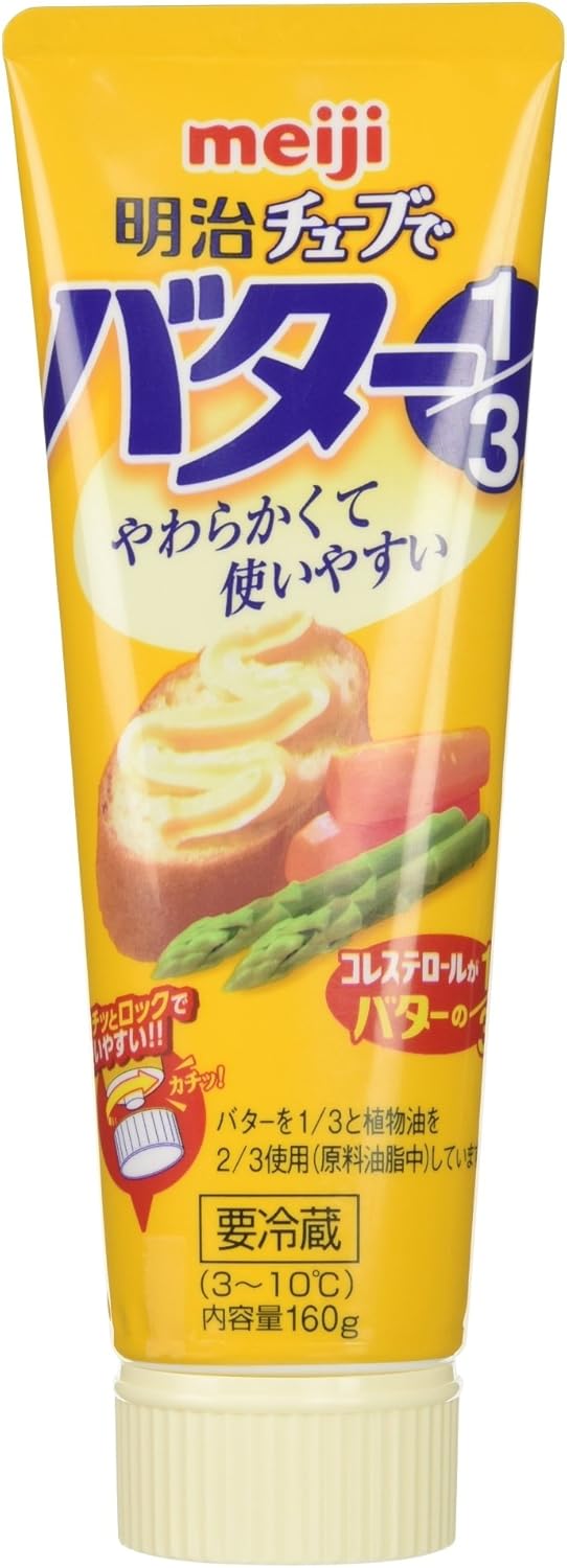 明治 チューブでバター1 3 160g 明治 バター 通販 Amazon