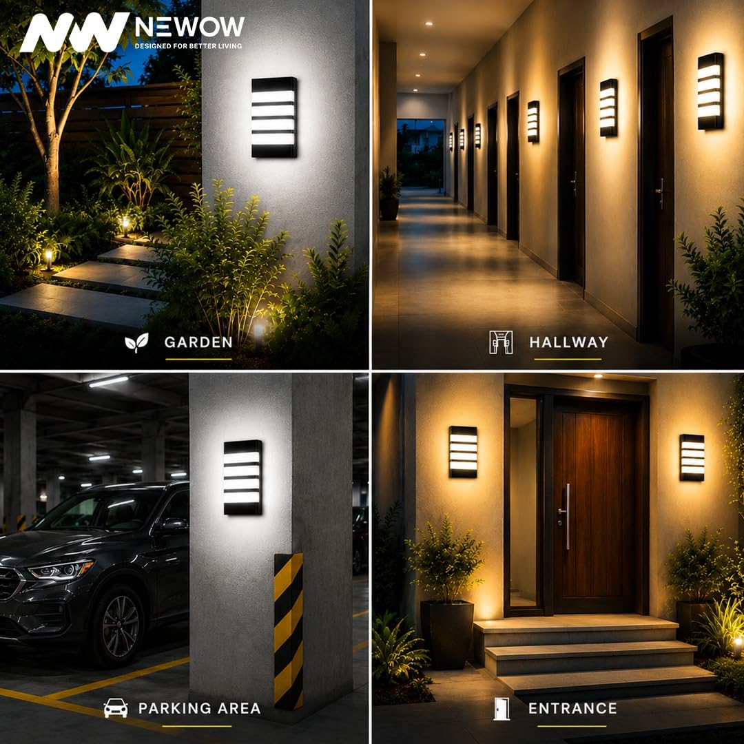NW 20W Square Wall Lamp - Warm White Light -5 NW 20W Square Wall Lamp - Warm White Light -5