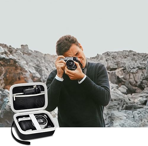 Miniatura 6 de Funda rígida compatible con Hauyincepara ToAuitepara Lecnippypara Bifevsrpara Lecranpara cámara digital Saneen 4K 5K 48MP, funda de almacenamiento