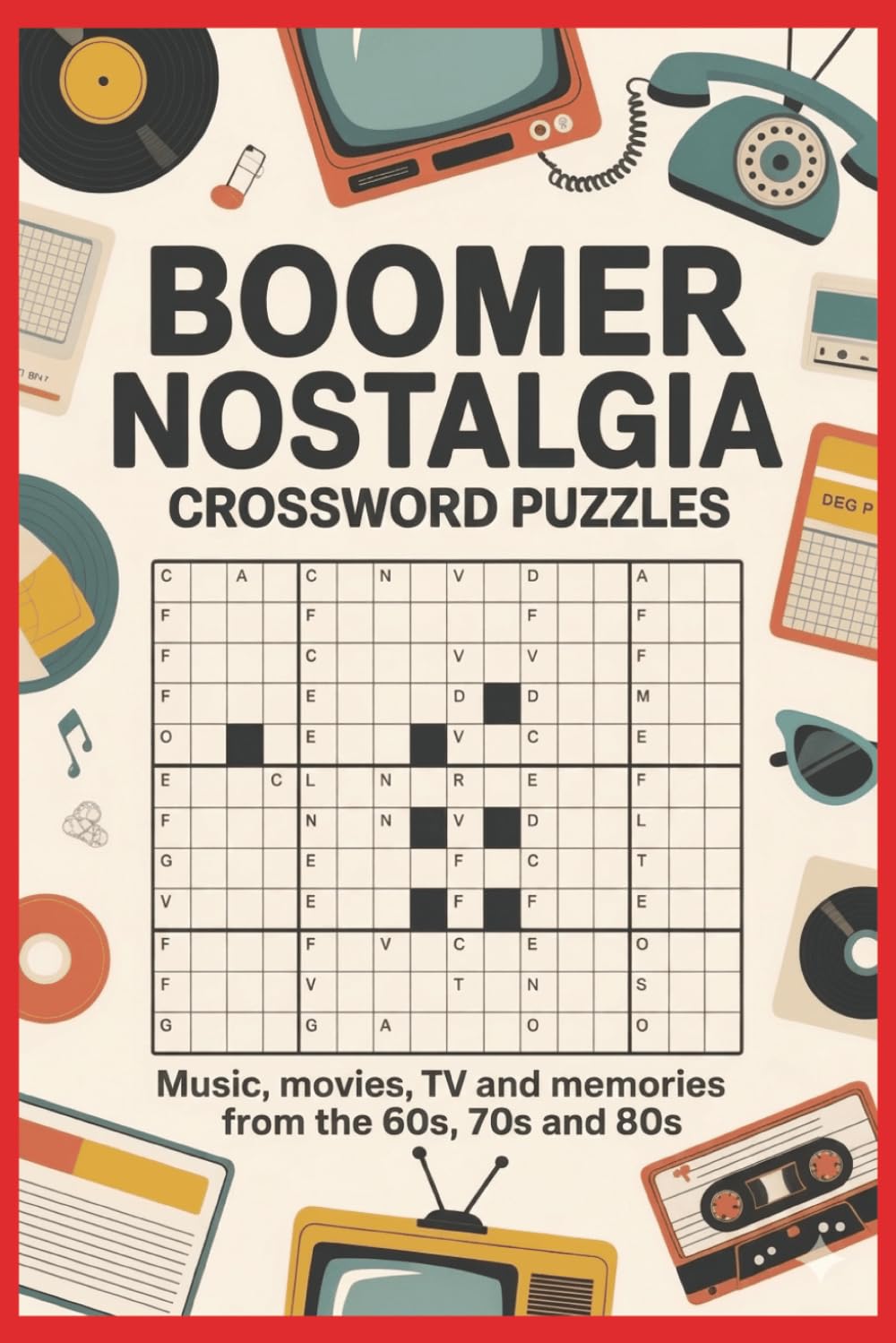 Boomer Nostalgia Crossword Puzzle Book: Classic Memories & Retro Fun for Baby Boomers: Retro 60s, 70s & 80s Trivia Crosswords Featuring Classic TV, ... Pop Culture & Memory Lane Fun for Seniors