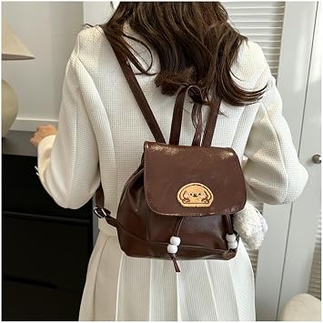 Backpack Retro-style, Fashionable, Simple And Elegant Women's Backpack, Versatile Casual -black