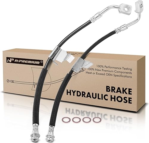 A-Premium Manguera hidráulica de freno delantero para conductor y pasajero compatible con modelos Buick y Cadillac - Lucerna 2006-2011, DTS 2006-2011