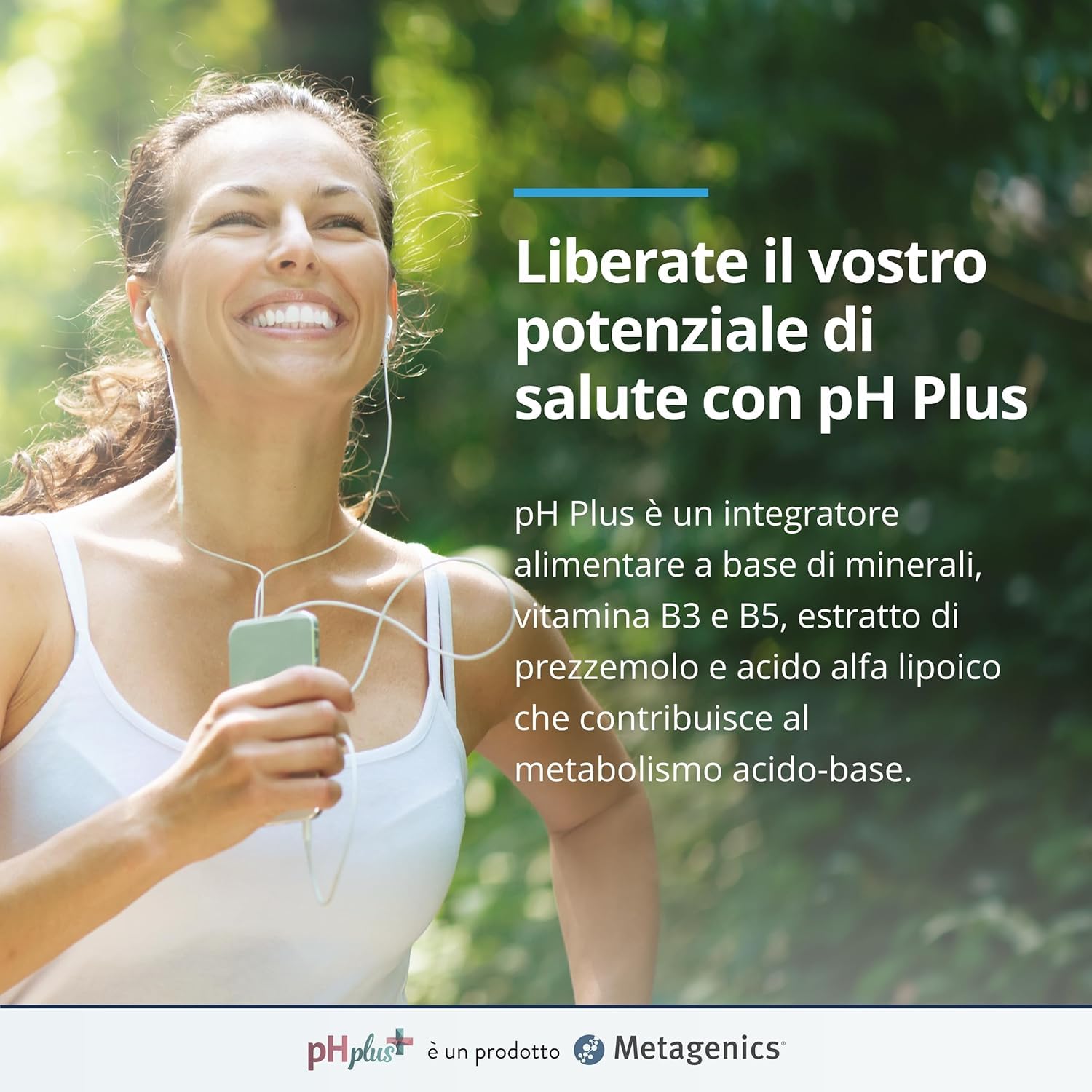 Metagenics pH Plus - Supporta l’Equilibrio Acido-Base Normale - 120 Capsule