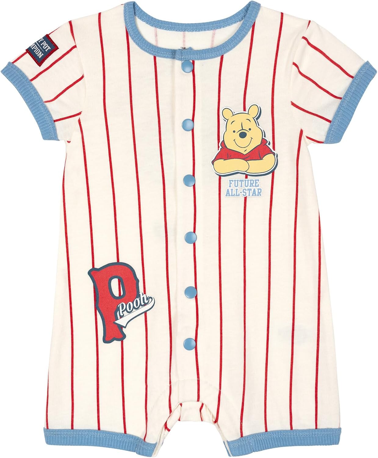 Disney Boys' Athletic One Piece Romper Newborn to Toddler