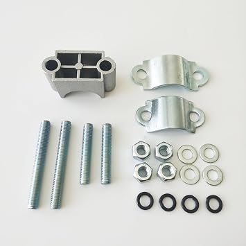 8mm Studs Front Motor Mount Block Set 40mm for 2 Stroke Gas Mortorized Bicycle Engine Motor kit 48cc 66cc/80cc/100cc/PK80/YD100/LD100