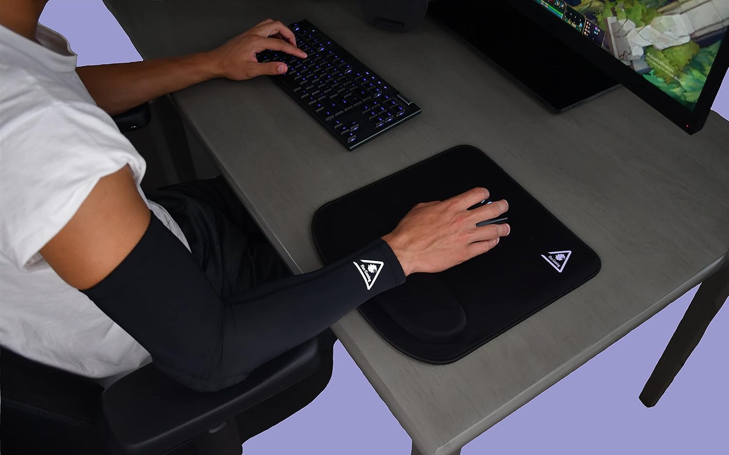 Sleeve - Professional Grade Esports Compression Gaming Arm Sleeve With Elbow Pad