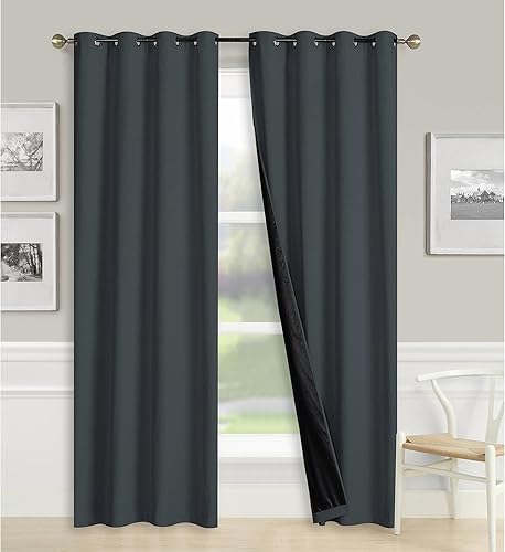 Cortinas opacas para sala de estar, 1 panel, cortinas opacas para dormitorio, cortinas para sala. Cortinas de 84 pulgadas de largo. Cortina para