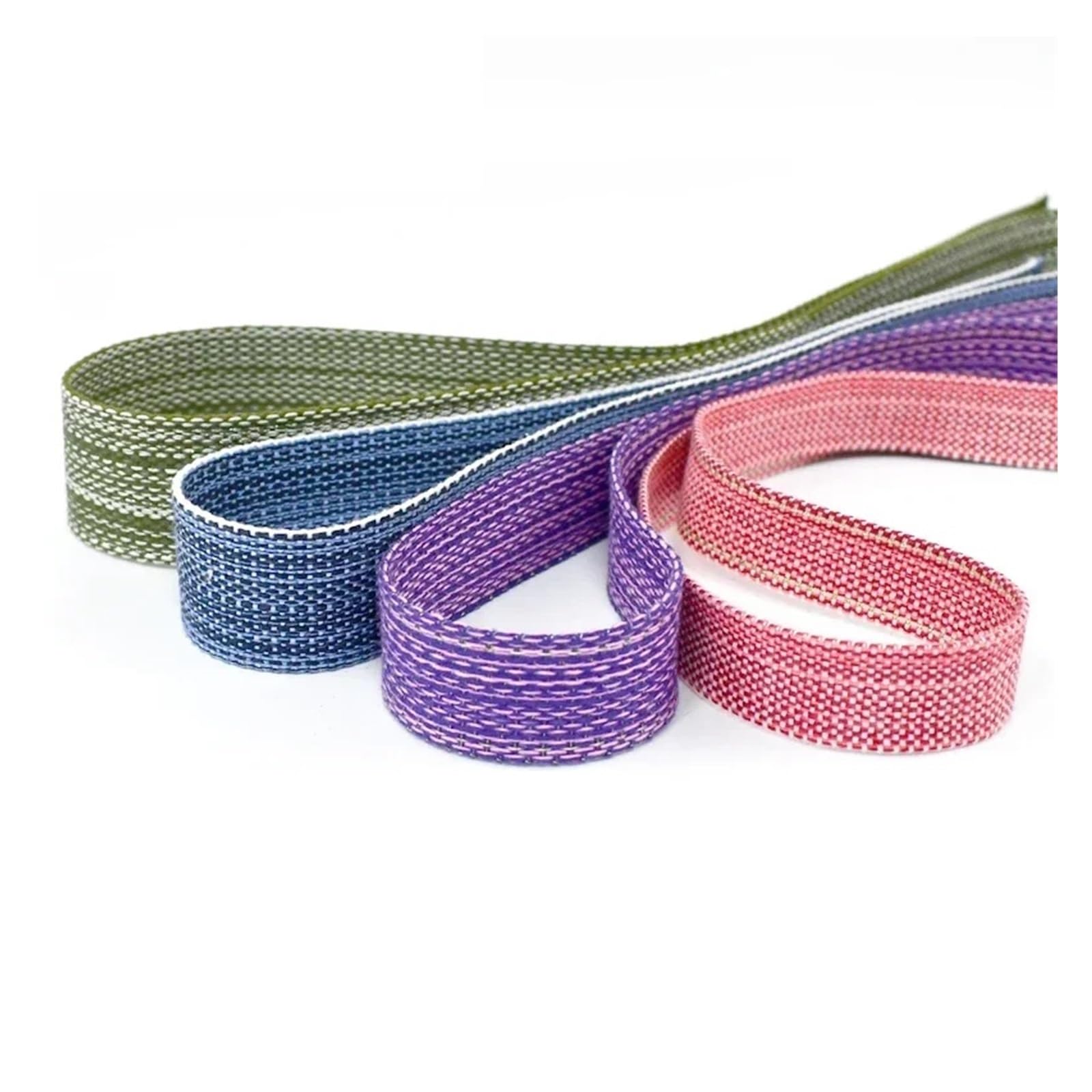 Passamaneria Jacquard Nastro in pizzo jacquard da 2/5/10 m, 25-34 mm, for cucire vestiti, bagagli, scarpe, decorazioni, accessori fai te(Red-25mm,2Meters)
