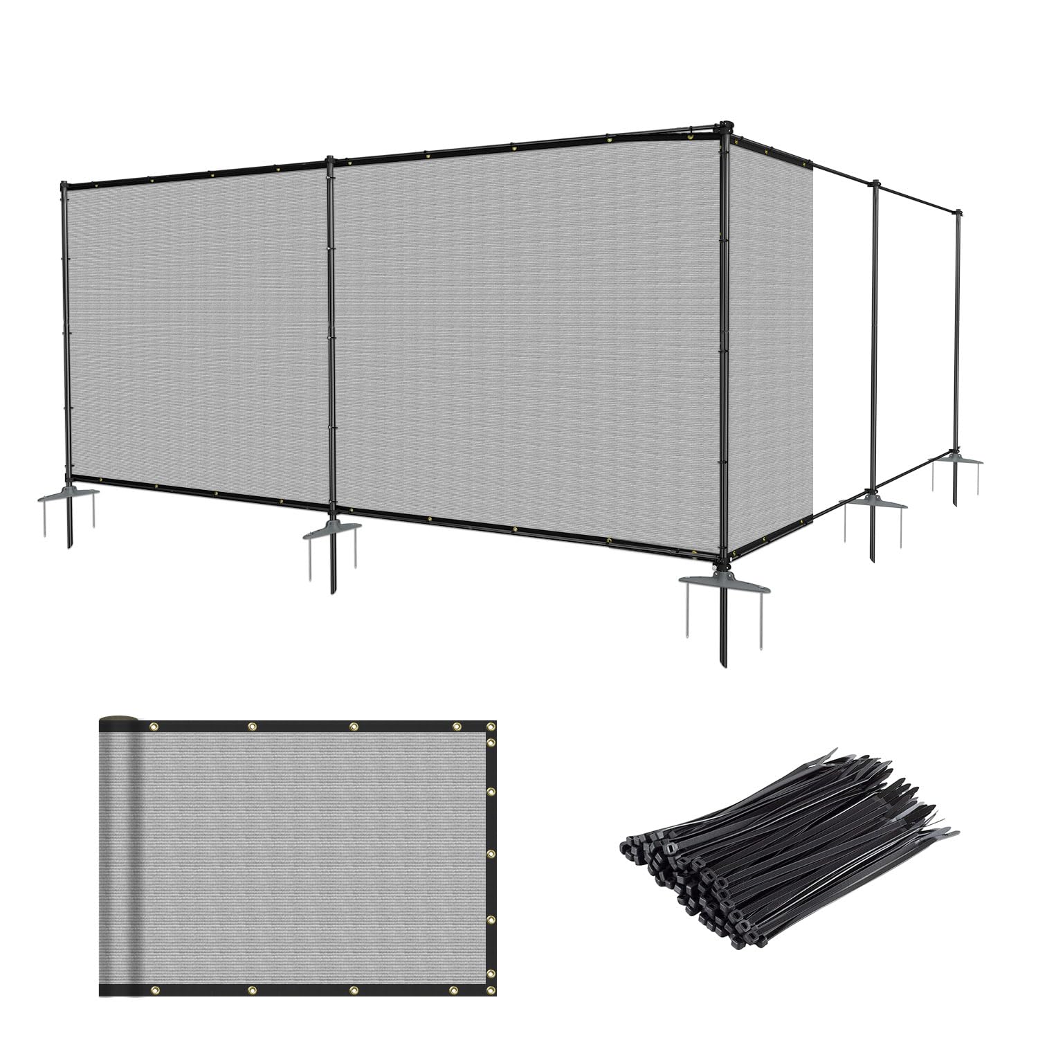 Photo 1 of AwnPro 6' x 24' Outdoor Privacy Fence