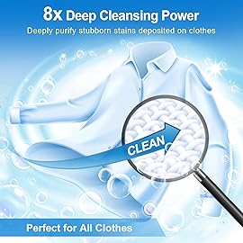 Binbata Laundry Detergent Sheets, 200 Count, Fragrance Free, Unscented, Eco-Friendly, Hypoallergenic, Biodegradable, Plastic Free, Liquidless, Suitable for Sensitive Skin