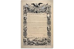 Intriguing Wall Decor: Emancipation Proclamation Posters for Historical Inspiration