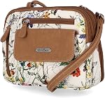 MultiSac Sac de corps triple compartiment zippé pour femmes