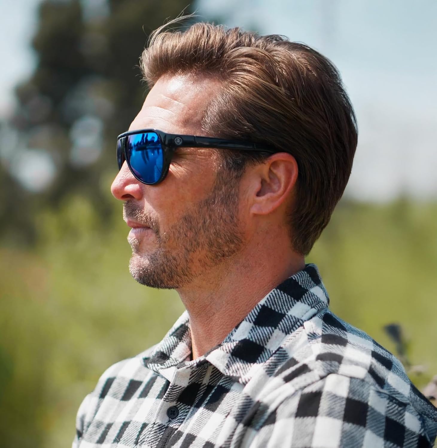 PopAir Foldable and Oversized Aviator Sunglasses for Women and Men