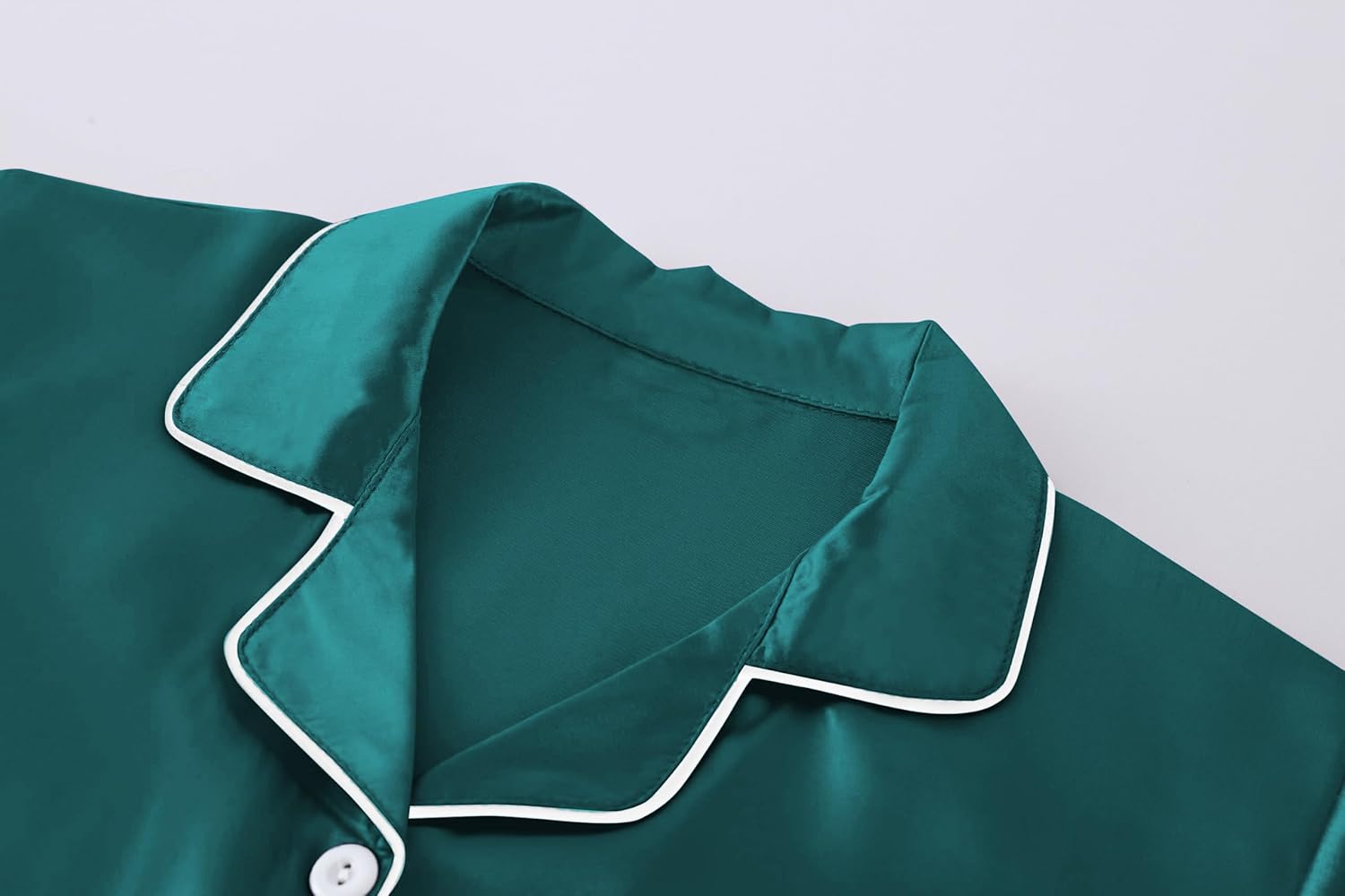 Schbbbta Christmas Family Silk Pajamas Matching Sets Long Sleeve Pj Set Satin Button Down Holiday Sleepwear - Image 6