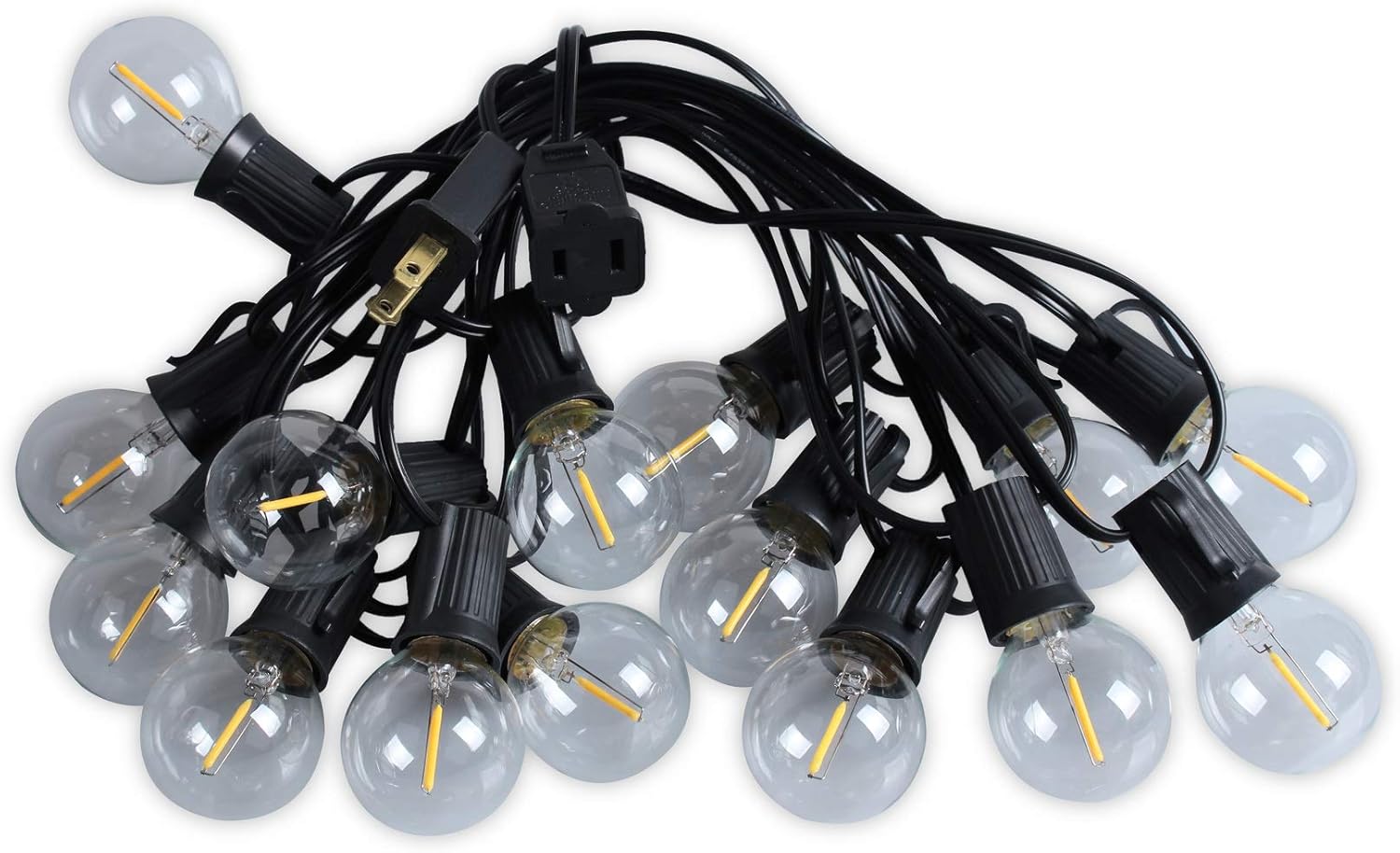 Black Friday Sale 2022 LEDPAX Technology 100Ft G40 Outdoor String Lights with 100 Shatterproof LED Clear Globe Bulbs for Patio, Garden, Backyard, Deck, Foot, Black Product Deal LEDPAX Technology 100Ft G40 Outdoor String Lights with 100 Shatterproof LED Clear Globe Bulbs for Patio, Garden, Backyard, Deck, Foot, Black