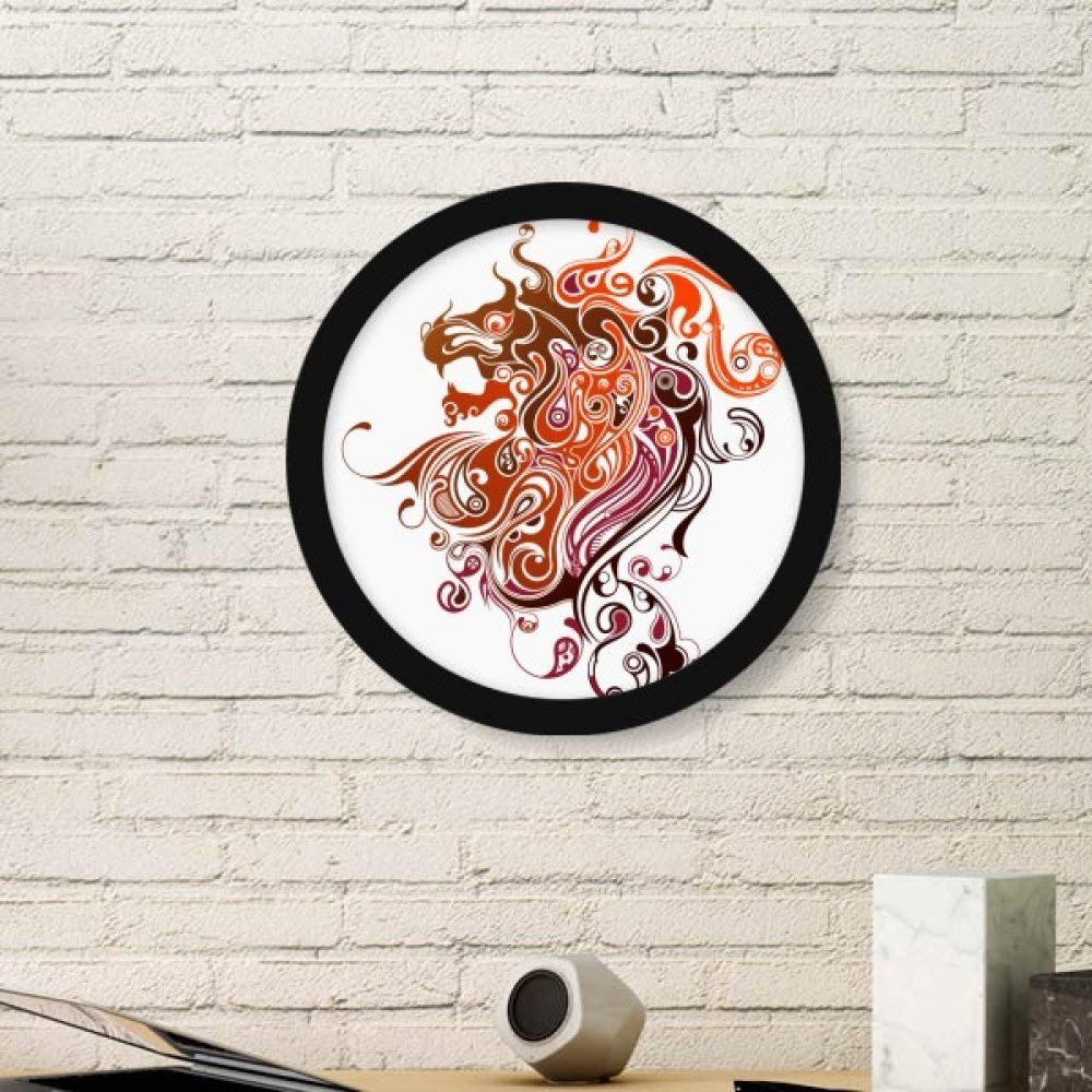 Déco murale dragon art coloré pour dynamiser un mur blanc vide