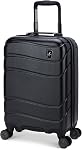 Atlantic Transmarine Hardside Carry-On Luggage – Superior Polycarbonate Construction with 8 Spinner Wheels and Retractable Handle, Integrated TSA Lock – Blush