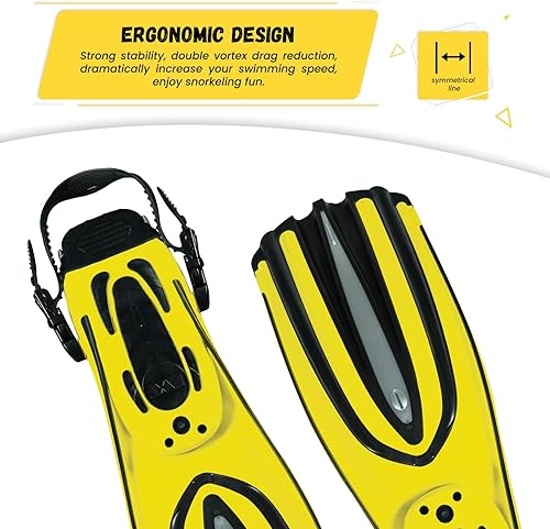 Miniatura 4 de -Aletas de buceo Aletas largas de silicona Equipo de natación Aletas de snorkel Nuevas aletas de buceo profesional Adultos Hombres Mujeres