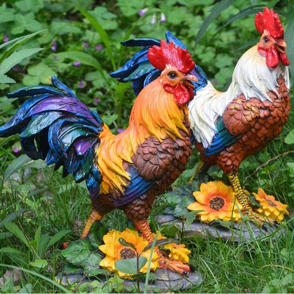 Yajuyi Farm Decorative Figurine for Home and Garden, B, as described
