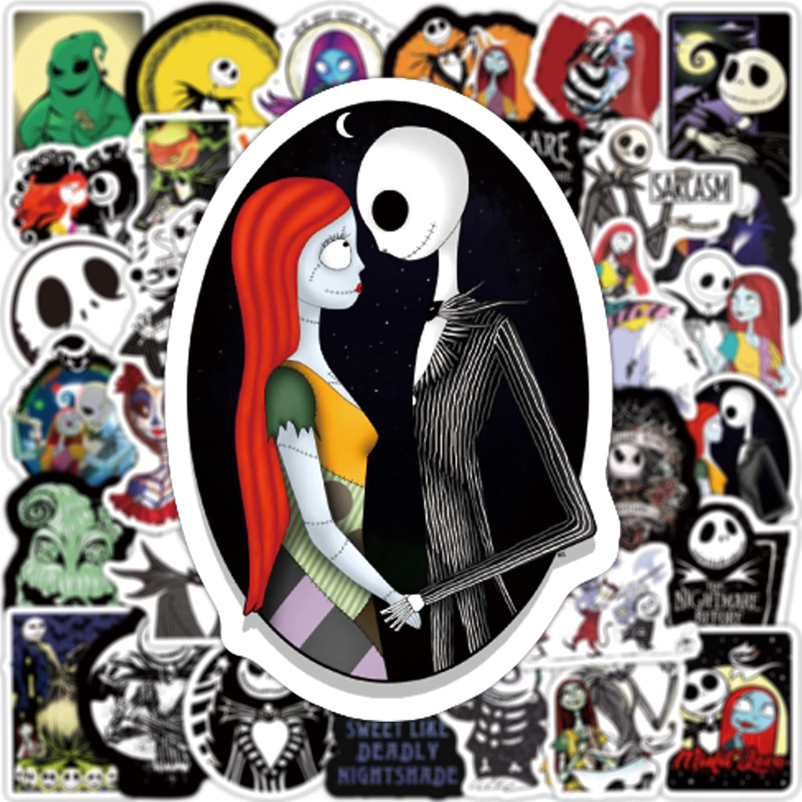 JSCARLIFE Adesivo Horror Per Auto In Vinile - Decorazione Di Halloween Impermeabile Per Auto, Finestre, Pareti (Colorato) - 4