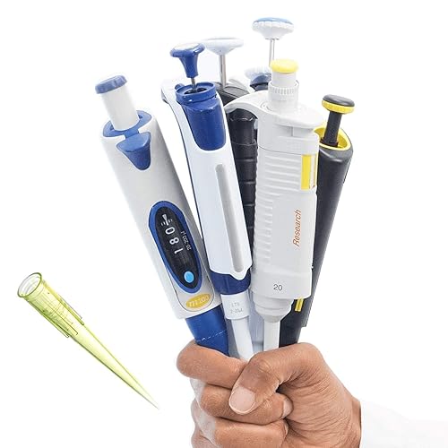 Miniatura 4 de Extragene - Puntas de pipeta universales de 200 ul, estanterías de pipeta, esterilizadas, para DNaseRNasa y pirogen, 96 puntas amarillas, 5 estantes