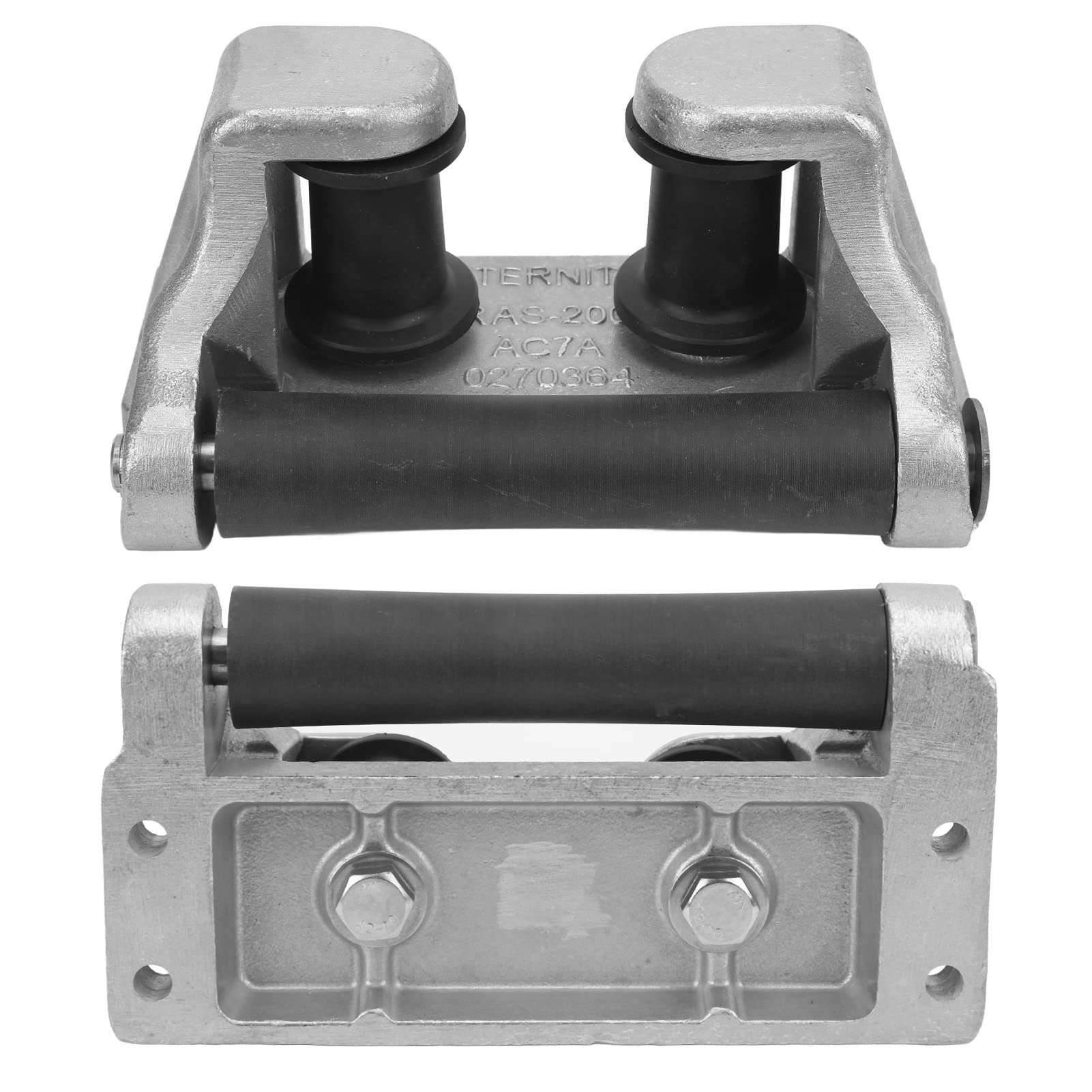 Rullo Passacavo per Prua in Alluminio per Barche, Accessori per Ruote con Cunei per Bitte per Hardware Marino, Antiruggine, Durevole