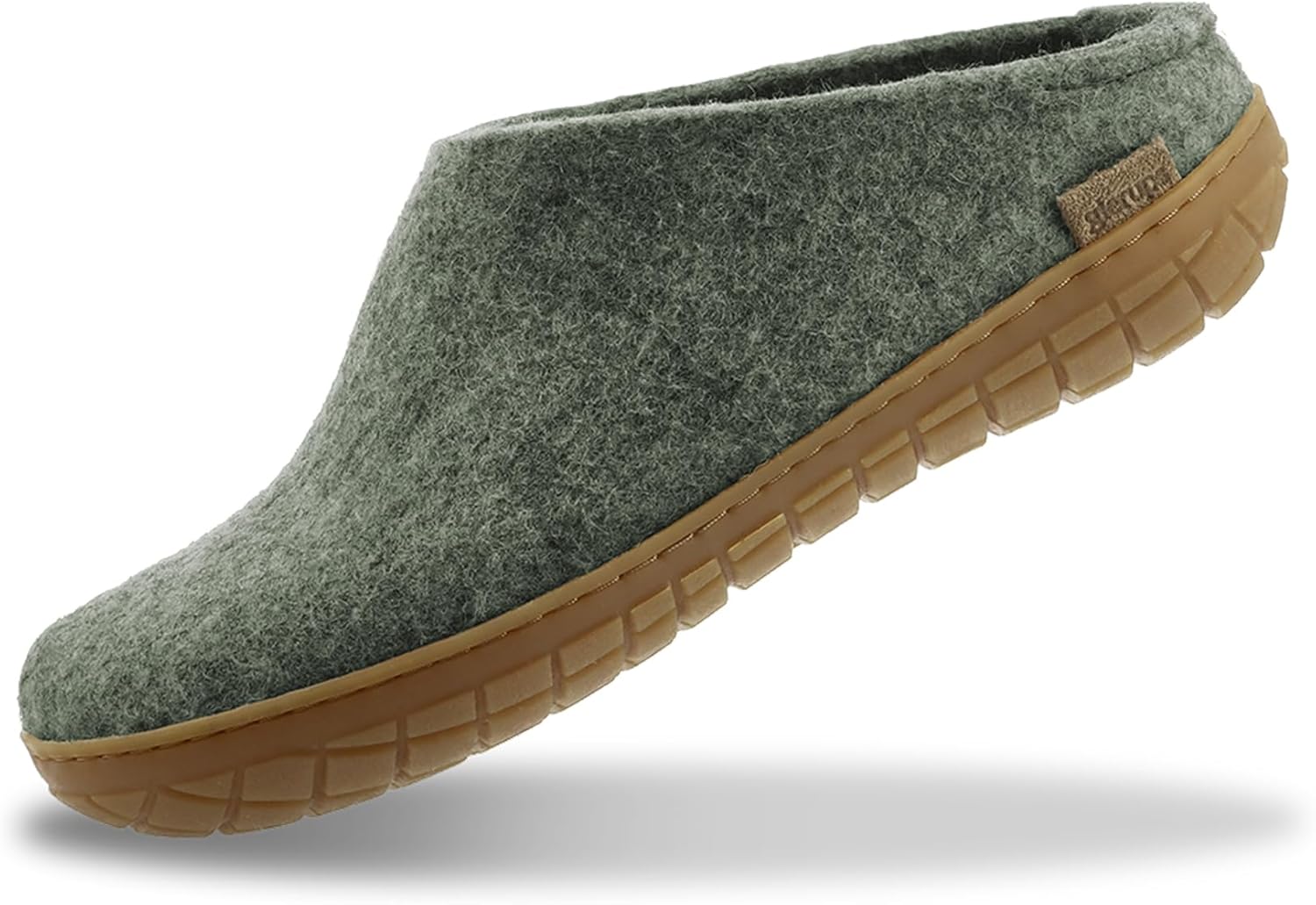 Glerups 100% quality wool mix Slipper with rubber sole - Unisex Slip-on