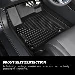 Floor Mats & Cargo Liner for 2017-2023 2024 2025 2026 Chrysler Pacifica(No Hybrid Models),1st & 2nd & 3rd Row with Trunk mat Full Set,TPE All Weather Car Mats