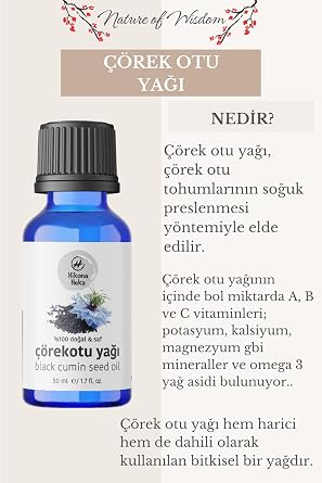Çörek Otu Yağı%100 Saf Ve Doğal Soğuk Sıkım 50 ml (Cilt Ve Saç Bakımı)