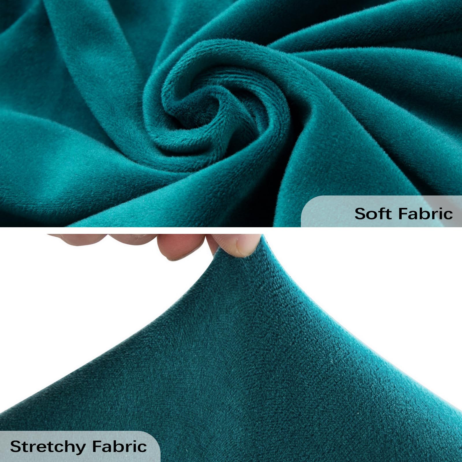 FIGOOO Copripoltrona Relax Reclinabile Copripoltrona 1 Posto Elasticizzato Relax Universale Elettrica con Tasche 4-Pezzi Fodere per Poltrona Rimovibile Coprisedile Chivas,Velluto#Flangia Verde