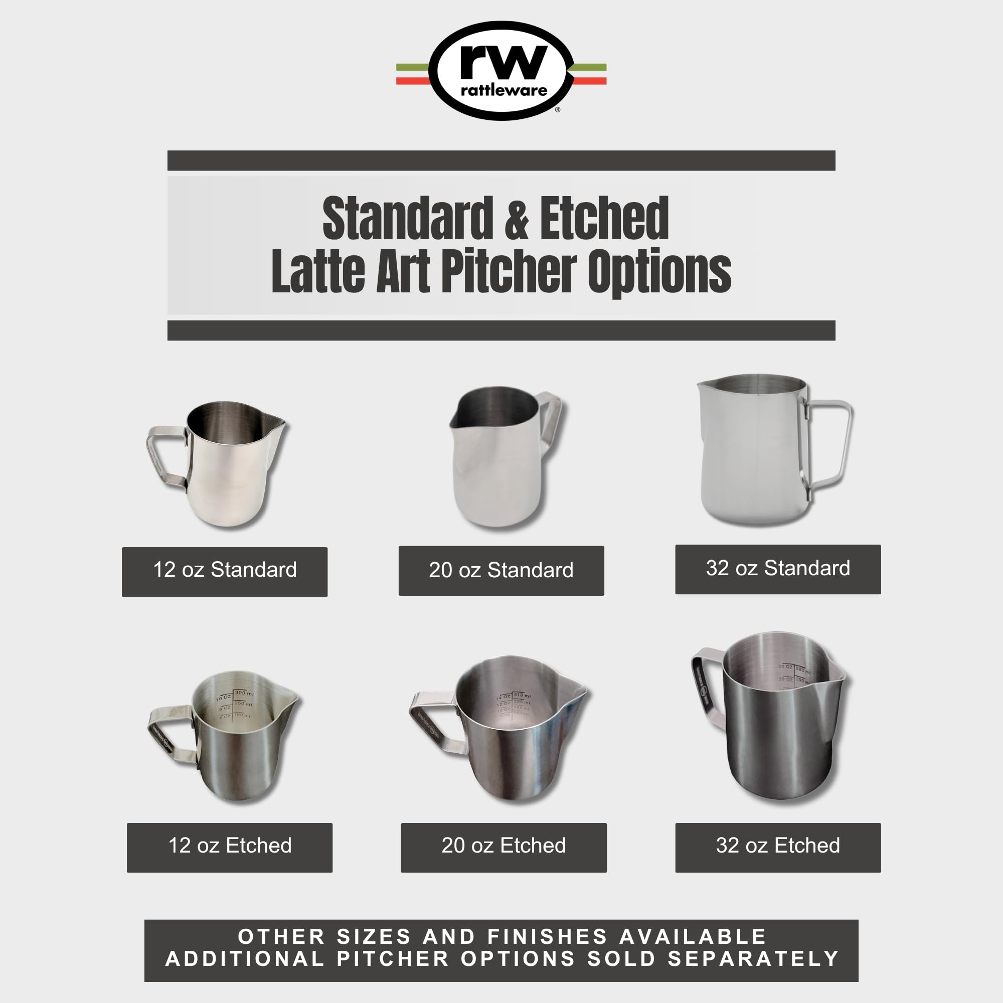 Amazon.co.jp: ラトルウェア RWラテアートミルクピッチャー12oz (360cc