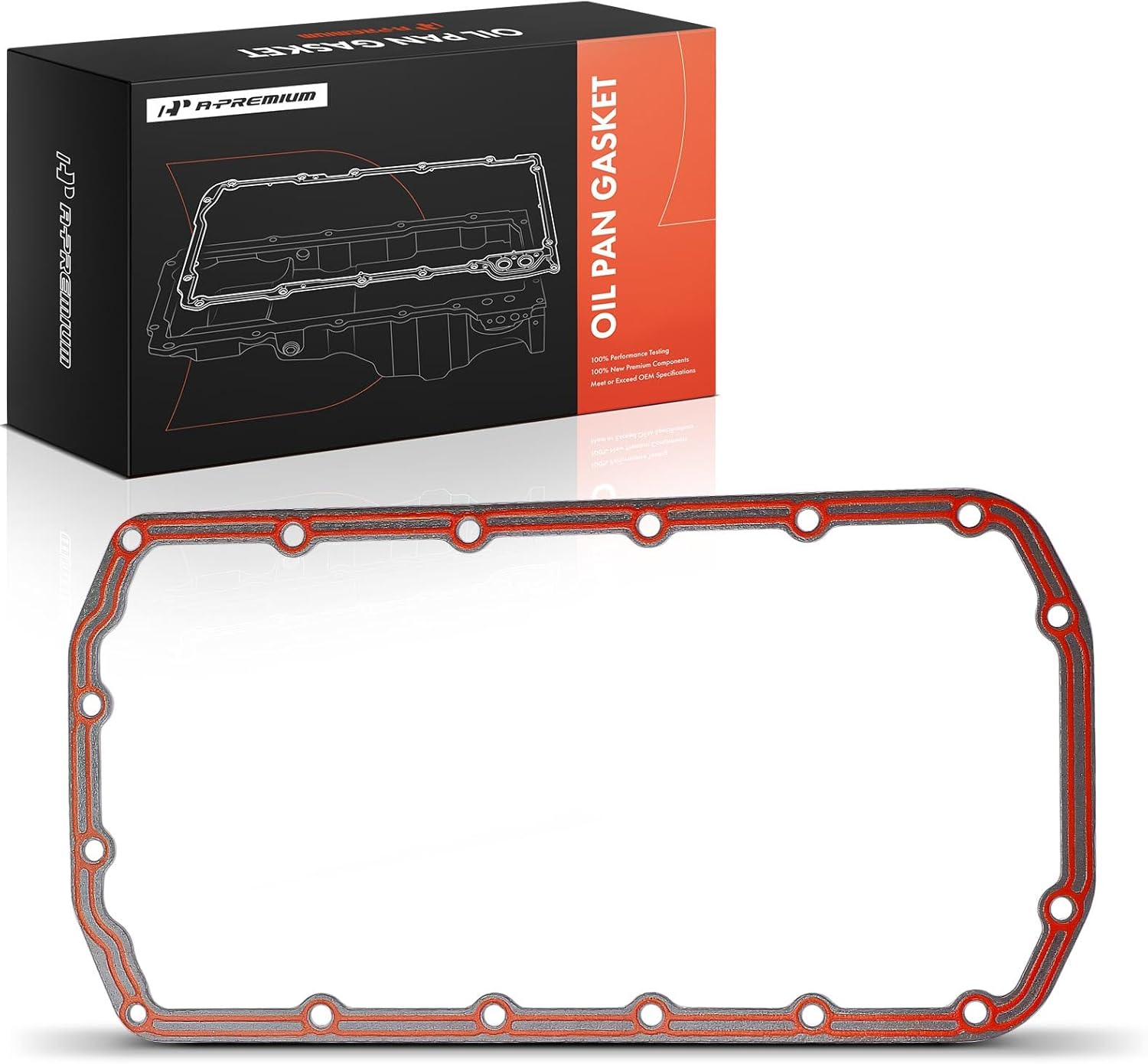 A-Premium L4 1.6L Engine Oil Pan Gasket Set, Compatible with Mini Cooper 2007-2015, Cooper Countryman 2011-2016, Cooper Paceman 2013-2016