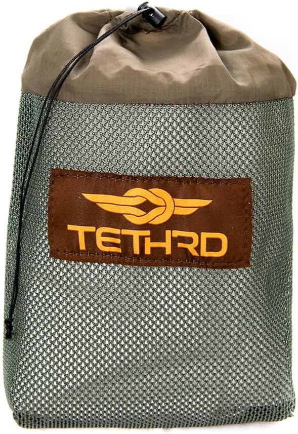 Tethrd SYS Hauler Ultralight Saddle Hunting Storage System - Mesh Bag with Drawstring Closure - One-Handed Quick Connect