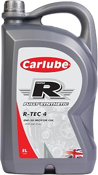 Carlube Triple R 0W-20 API SP, ILSAC GF-6A Fully Synthetic Engine Oil R-TEC 4 5L